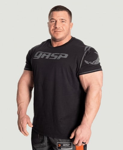 GASP TEE WASHED BLACK