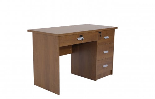 طاولة مكتب خشبية - لون عسلي و تصميم بسيط ، مقاس 12...