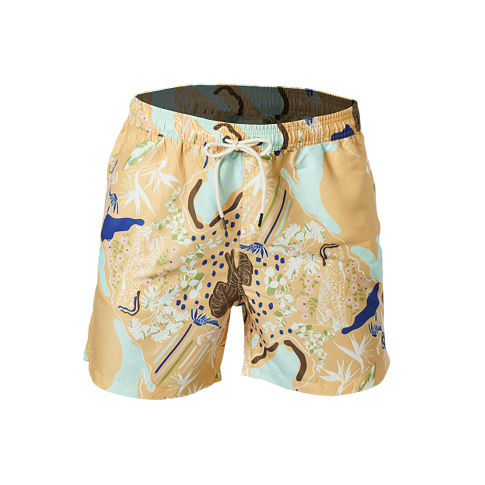 شورت رجالي  - رمال الشاطىء برتقالي