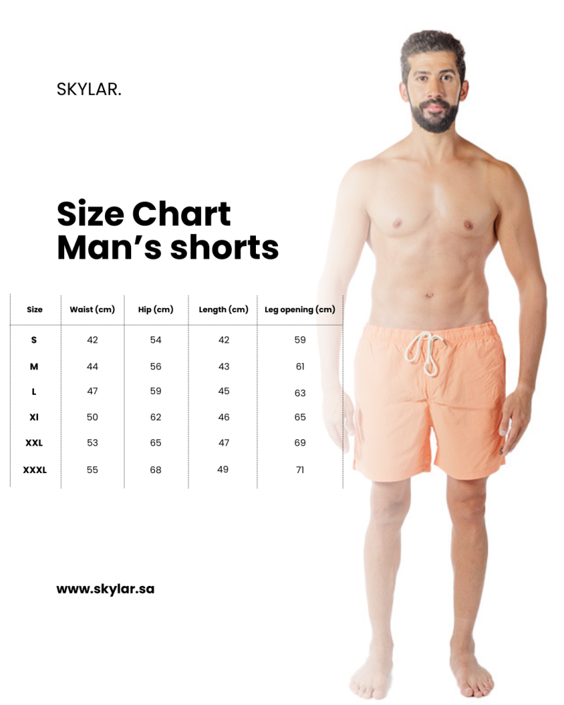 شورت برتقالي