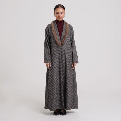 Textured Panel Abaya
