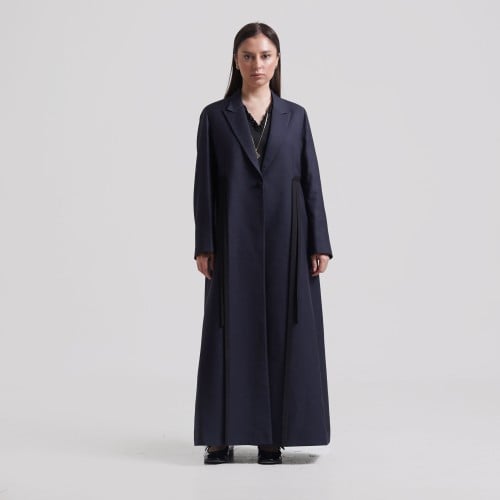 L'ciel Abaya in Navy Blue
