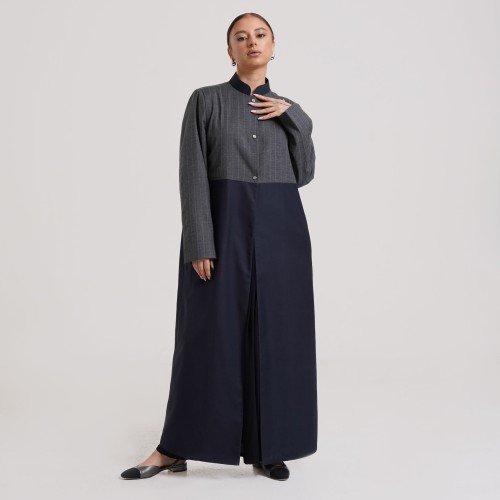 Notched Abaya