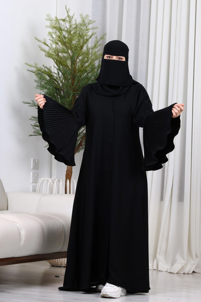 عباية كم شك مع كسرات