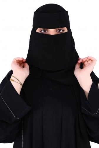 نقاب بدون اسم مغاط مايل