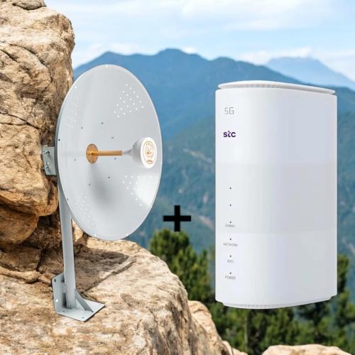 بكج انتينا متوسط+راوتر زد تي اي معدل/Antenna mediu...