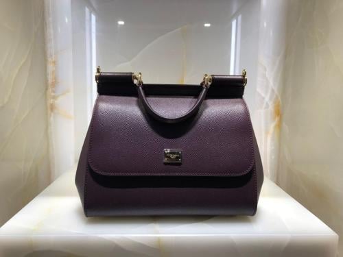 دولتشي اند غابانا سيسلي سمول عنابي dolce and gabba...