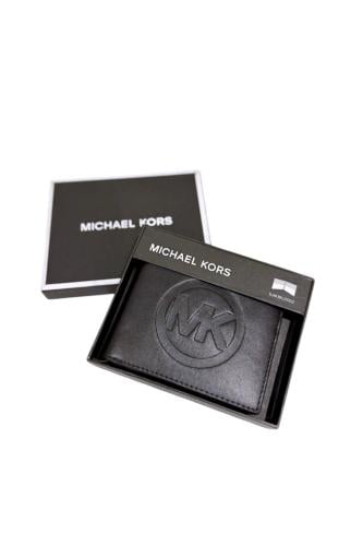 محفظة رجالي مايكل كورس لون أسود