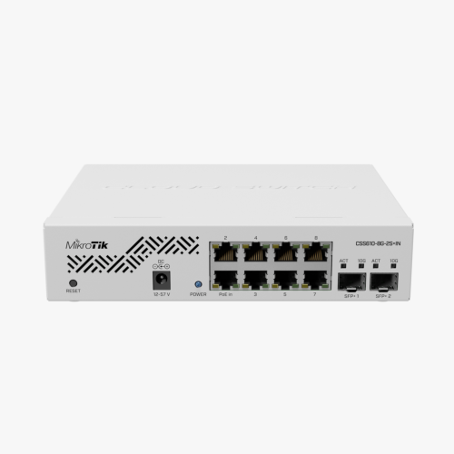 Mikrotik Cloud Smart Switch (CSS610-8G-2S+IN) With...