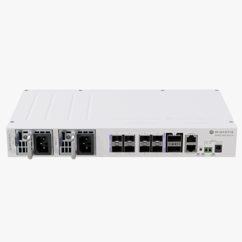 Mikrotik Cloud Router Switch (CRS510-8XS-2XQ-IN), In desktop case with RouterOS L5 license