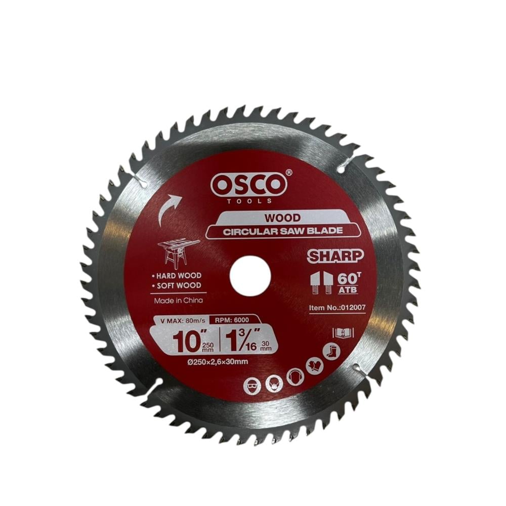 دسك خشب 10مم  60 سن اوسكو 12007