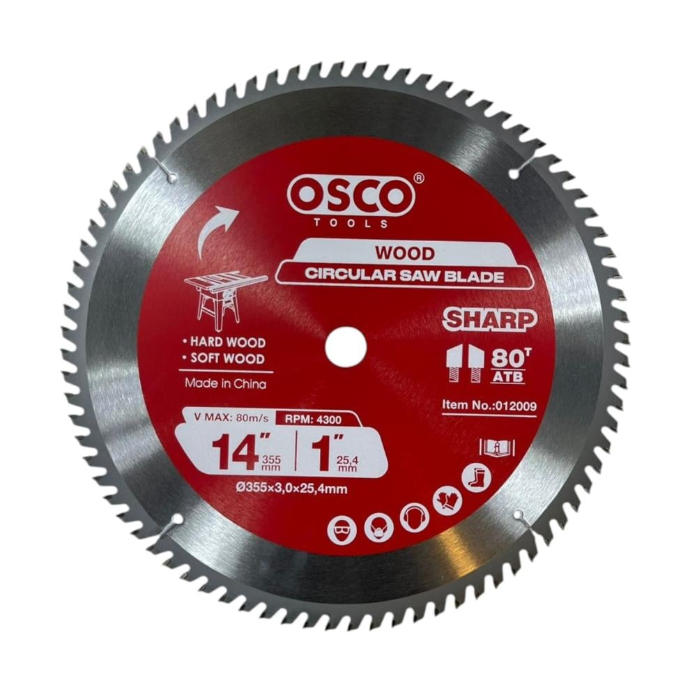 دسك خشب 14مم 80 سن اوسكو 12009