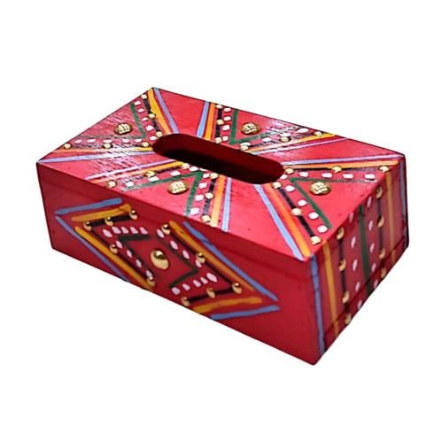 منديل خشب الوان يدوي