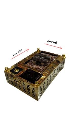 شبة نار حاتم مقاس 80*120* ارتفاع30سم مع كفرات شامل...