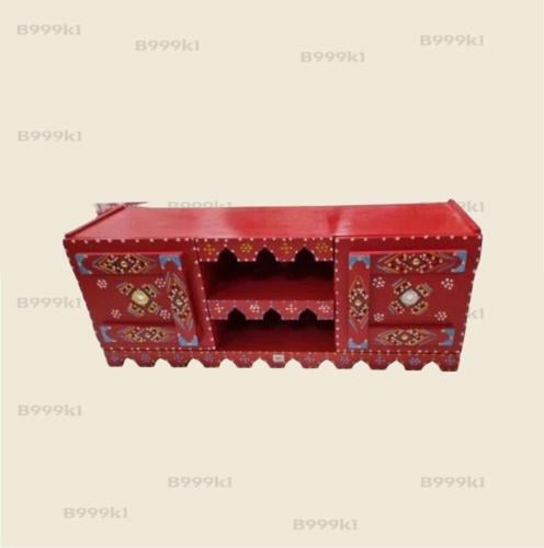 طاولة تلفزيون 120سم احمر الوان