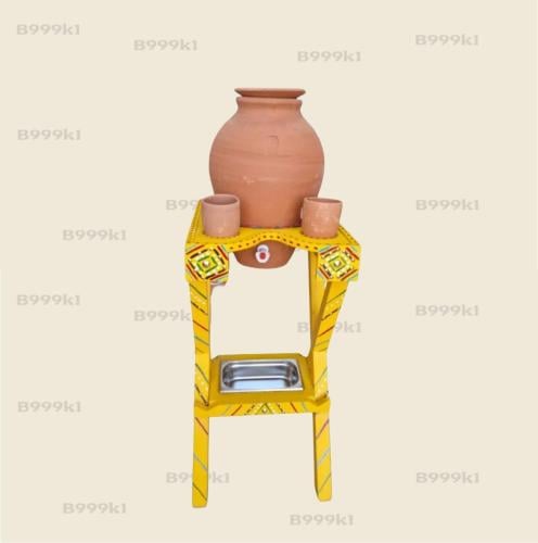 زير فخار المدينه كوز مع قاعده وكاسات
