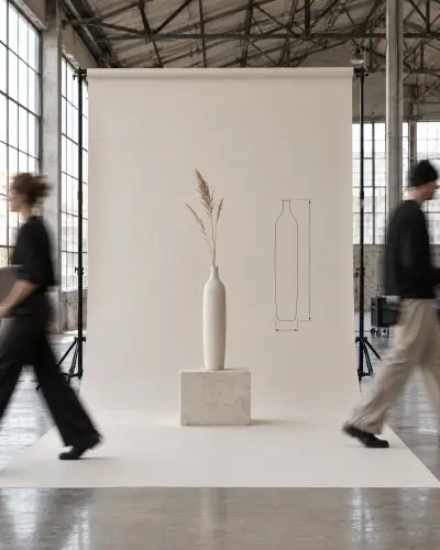 VESSEL Tall Ceramic Vase