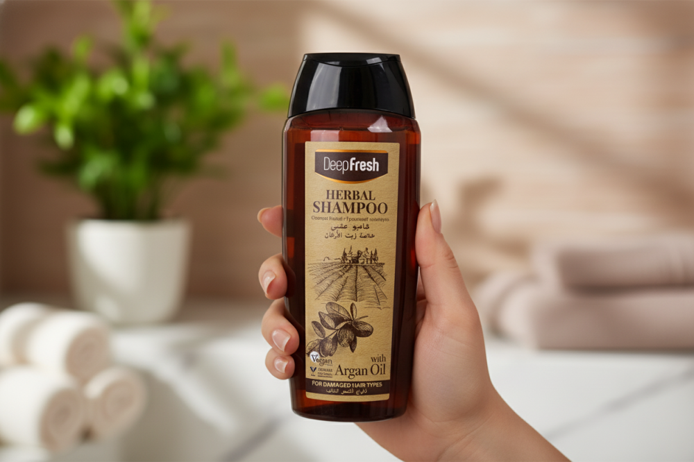 Deep Fresh Herbal Shampoo With Argan Oil Extract 500 ml - VENEX Store
