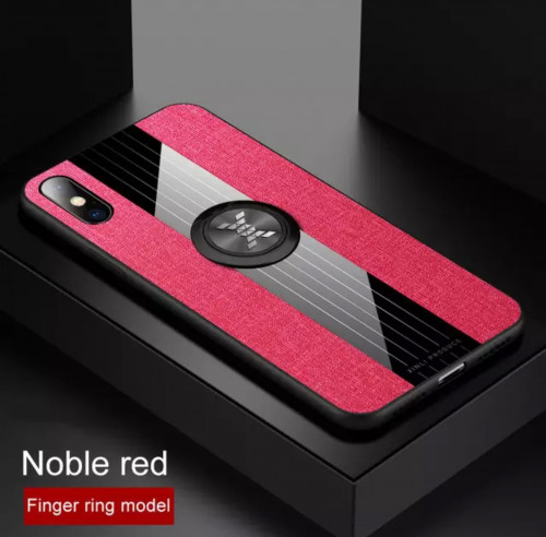 غلاف أيفون وردي مع مسكة