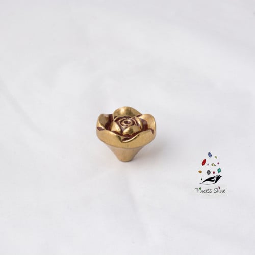 214 - مقبض انتيك على شكل وردة - قطعة واحدة