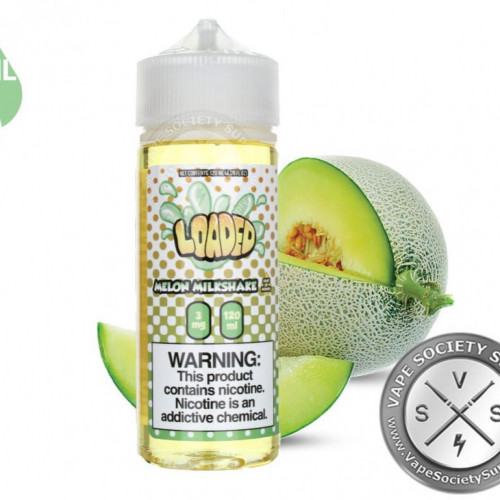 نكهة لوديد الشهيرة بطيخ ميلك شيك Loaded كبيرة Melon Milkshake