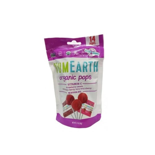 يام إرث حلوى عضوية بفيتامين سي Yum Earth Organic V...