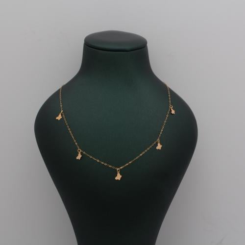 عقد شوكر فراشة عيار 21