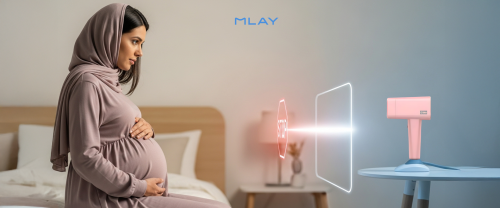 هل الليزر مضر للحامل في الشهر التاسع؟