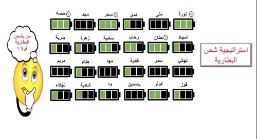 استراتيجية شحن البطارية، فردي