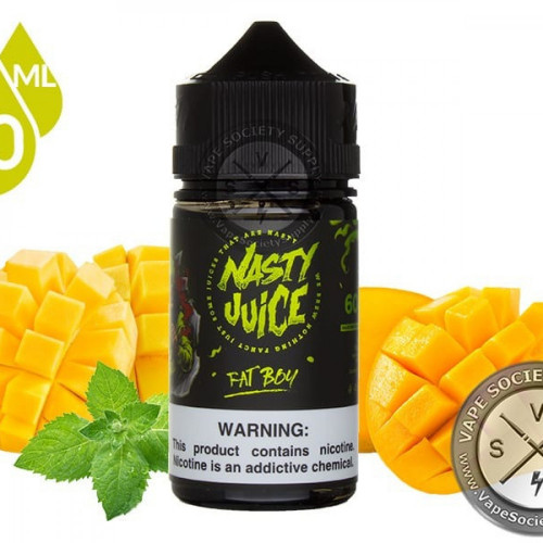 نكهة فيب ناستي مانجو بلمسة النعناع Nasty Fat Boy
