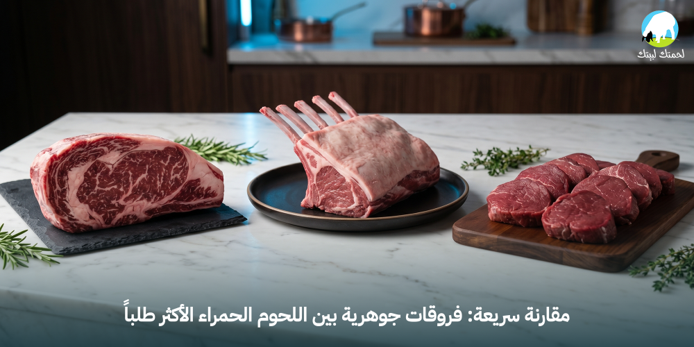 أفضل أنواع اللحوم الحمراء