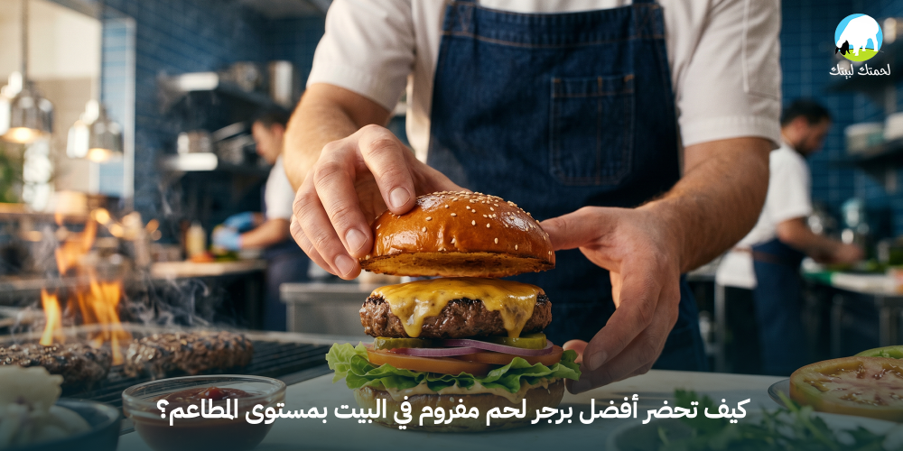 كيف تحضر أفضل برجر لحم مفروم في البيت بمستوى المطاعم ؟