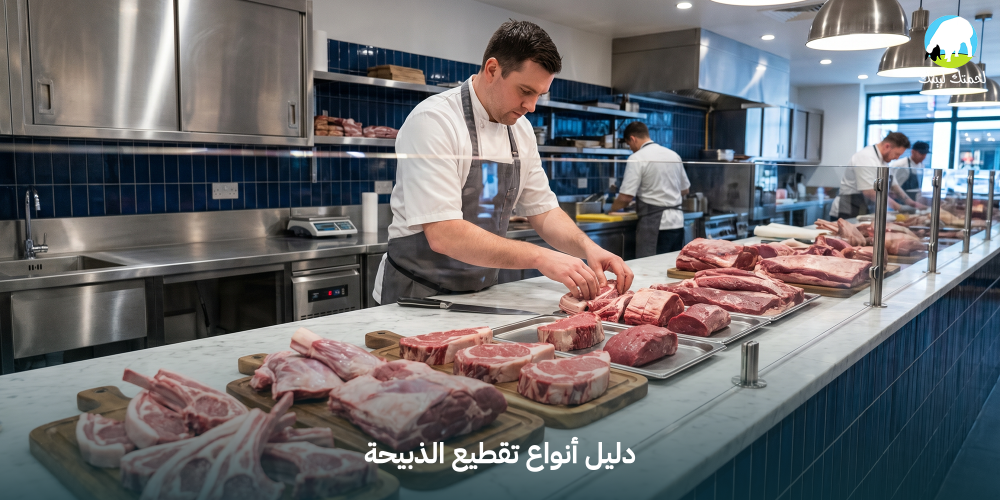 انواع تقطيع الذبيحة