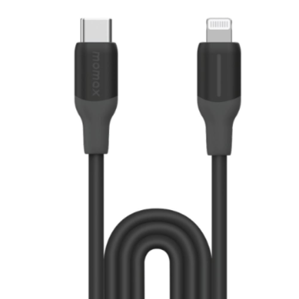 موماكس سلك شاحن Link Flow CL من USB-C إلى آيفون بطول 1.2 م – أسود