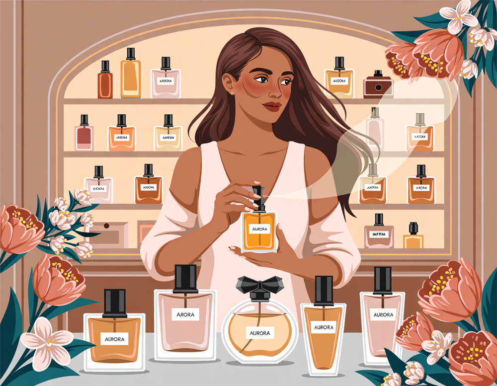 رحلة في عالم العطور النسائية