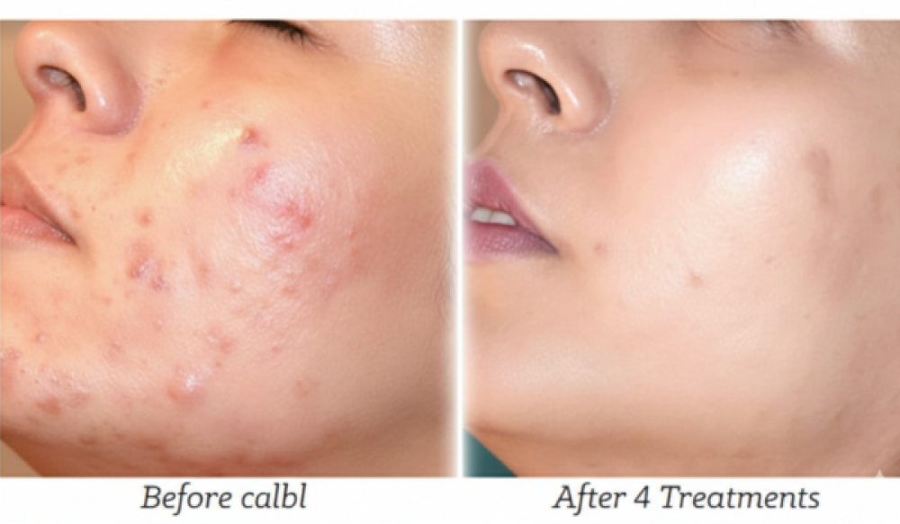 شكل الوجه بعد الديرمابن