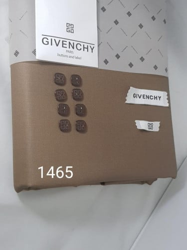 قماش جيفنشي صيفي 2025 بني غامق 1465