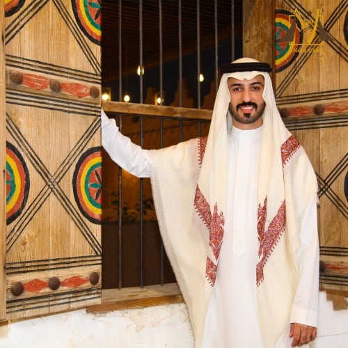 شال كشميري صوف نص ترمه شغل يدوي