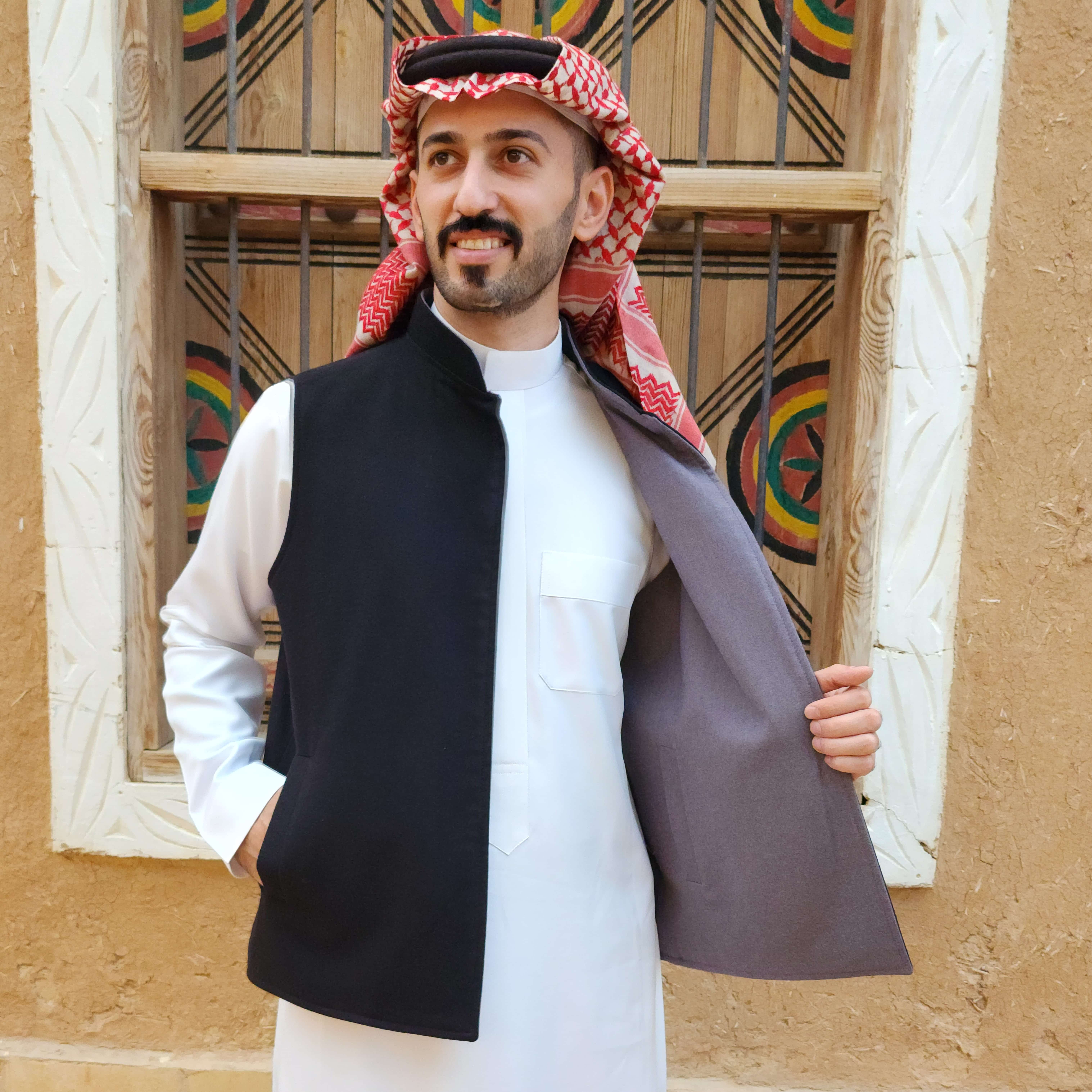 سديري دبل فيس - سديري جوخ دبل فيس - سديري وجهين - سديري كشميري