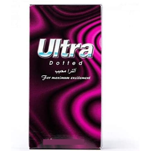 الترا واقيات ذكرية ملونة محبب