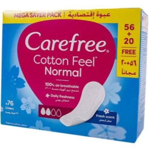 CAREFREE | Panty Liners | Large | Aloe | Pack of 48 -