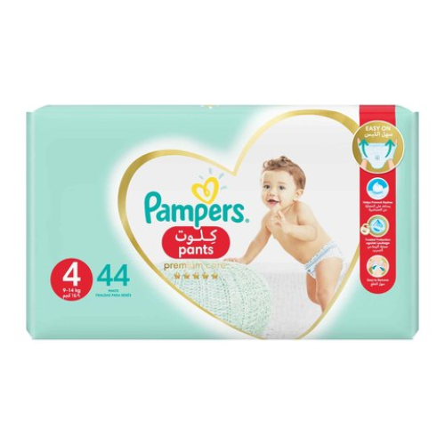 Pampers Premium Care Pants Diapers, Size 4, Maxi, 9-14 kg, 44