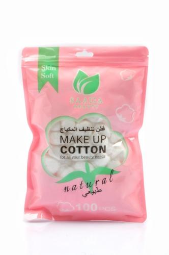 كرات قطن تنظيف المكياج طبيعي