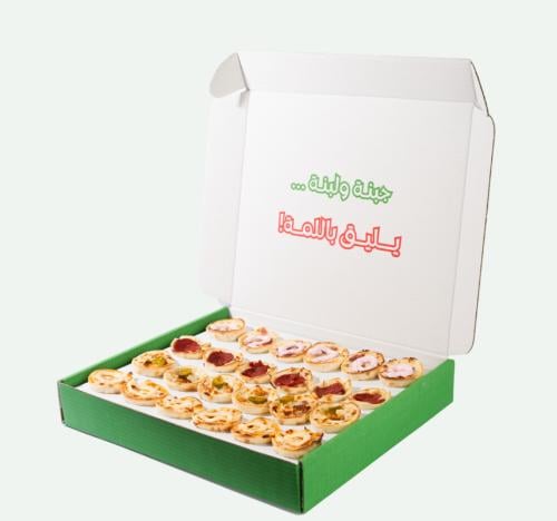 بوكس أكواب البيتزا كبير