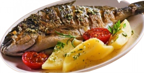 سمك بلطي مشوي بالكيلو