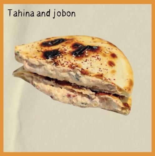 مدورة طحينية مع الجبن