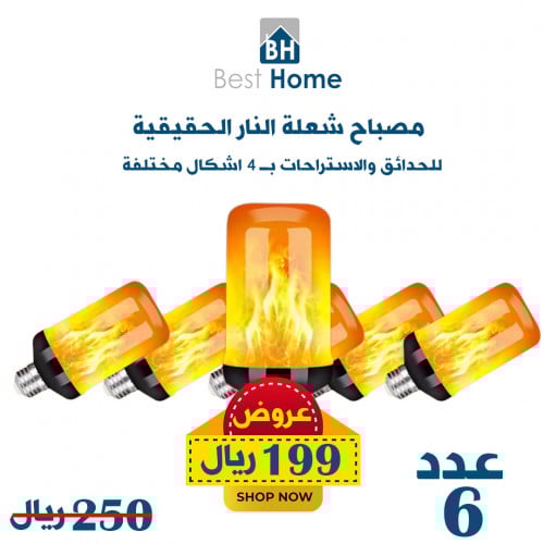 عرض التوفير مصباح شعلة النار الحقيقية للحدائق والاستراحات عدد 6