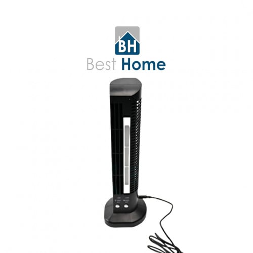 مروحة مع ليد USB لون اسود