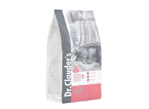 دكتور كلاود طعام جاف هاي بريميوم للقطط الصغيره بالدجاج والسمك بعدة احجام Dr.Clauder