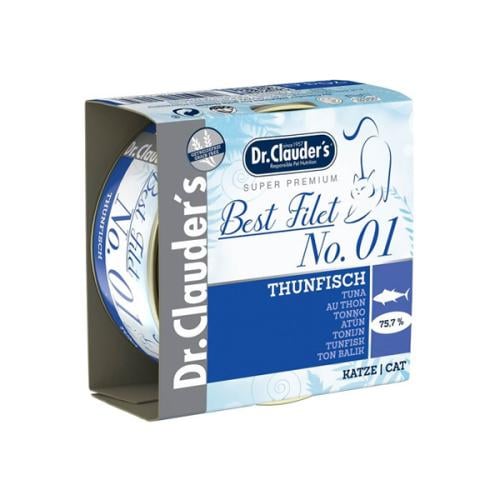 د.كلاودرز معلبات شرائح التونا للقطط Dr.clauders 70g